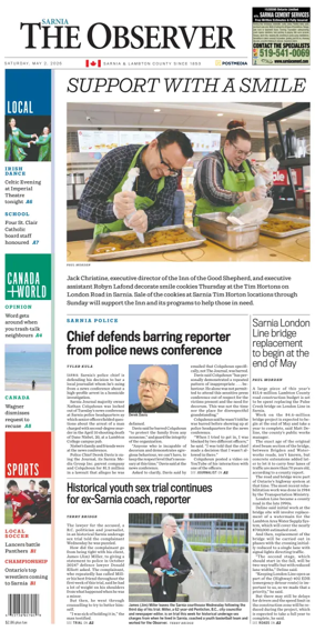 Cover of The Observer (Sarnia)