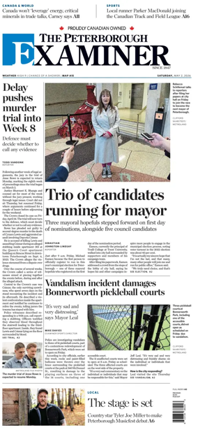 Cover of The Peterborough Examiner