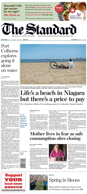 Cover of The Standard (St. Catharines)