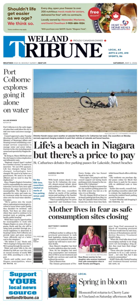 Cover of The Welland Tribune
