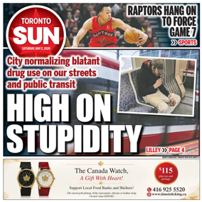 Cover of Toronto Sun