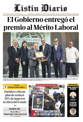 Cover of Listin Diario