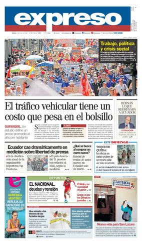 Cover of Diario Expreso