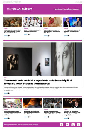 Cover of Euronews Culture and Sport (Spanish) Compiled Edition