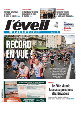 Cover of L'Eveil de la Haute-Loire