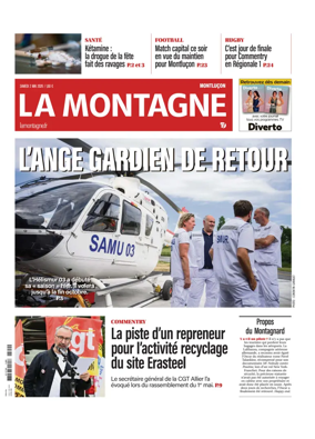 Cover of La Montagne (Montlucon)