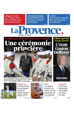 Cover of La Provence Aubagne-La Ciotat