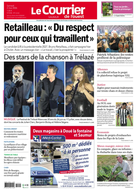 Cover of Le Courrier de l’Ouest (Saumur)