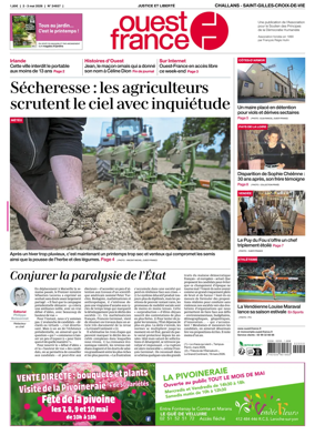 Cover of Ouest France (Challans / Saint-Gilles-Croix-de-Vie)