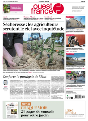 Cover of Ouest France (Dinan)