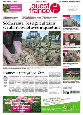 Cover of Ouest France (Les Herbiers / Montaigu)