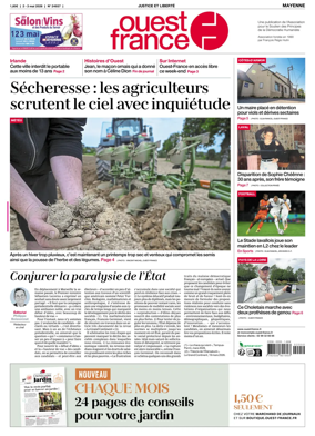 Cover of Ouest France (Mayenne)