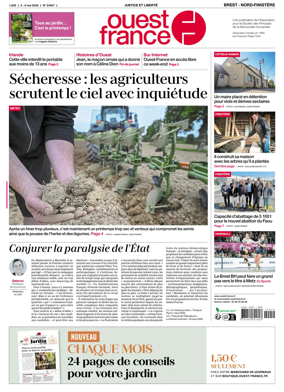 Cover of Ouest France (Nord-Finistere)