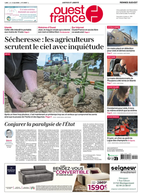 Cover of Ouest-France (Rennes Sud-Est)