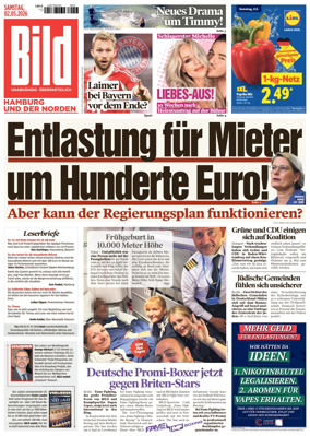 Cover of BILD Hamburg