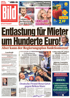 Cover of BILD Stuttgart
