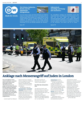 Cover of Deutsche Welle (German edition)