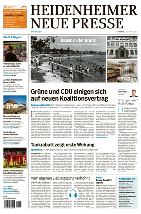 Cover of Heidenheimer Neue Presse