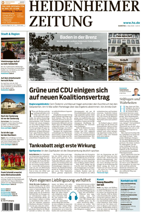 Cover of Heidenheimer Zeitung