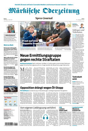 Cover of Markische Oderzeitung Erkner