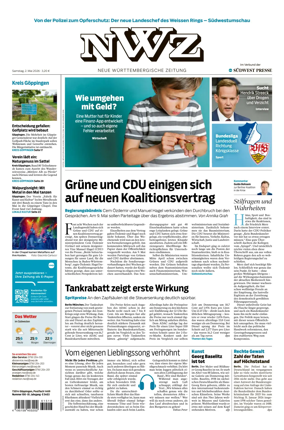 Cover of NWZ – Neue Wurttembergische Zeitung