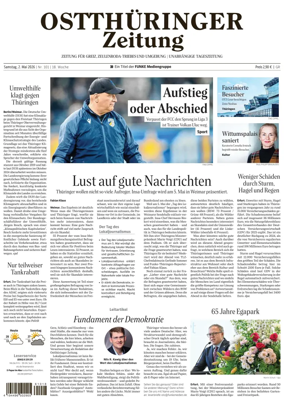 Cover of Ostthuringer Zeitung (Greiz)