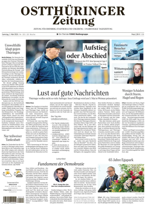 Cover of Ostthuringer Zeitung (Saale-Holzland-Kreis)