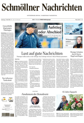Cover of Ostthuringer Zeitung (Schmolln)