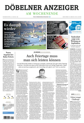 Cover of Sachsische Zeitung (Dobeln)