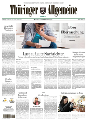 Cover of Thuringer Allgemeine (Eisenach)