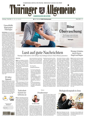 Cover of Thuringer Allgemeine (Sonderhausen und Artern)