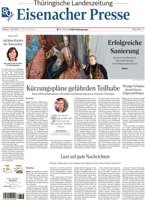 Cover of Thuringische Landeszeitung (Eisenach)
