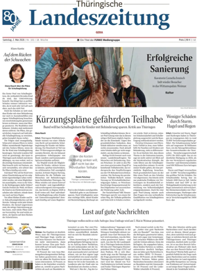 Cover of Thuringische Landeszeitung (Gera)