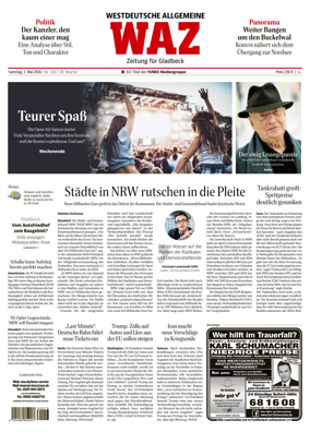 Cover of Westdeutsche Allgemeine Zeitung (Gladbeck)