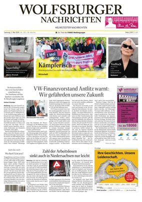 Cover of Wolfsburger Nachrichten (Helmstedt)