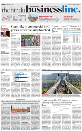 Cover of BusinessLine (Chennai)