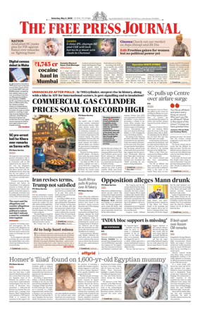 Cover of The Free Press Journal