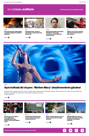 Cover of Euronews Culture and Sport (Turkish) Compiled Edition