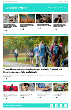 Cover of Euronews Health (English) Compiled Edition