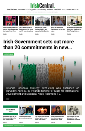Cover of Irish Central