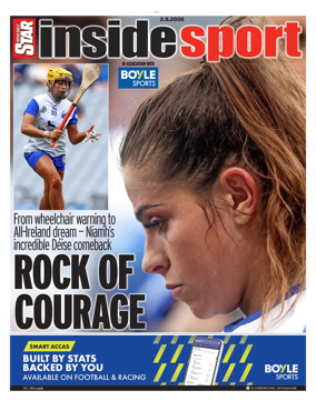 Cover of Irish Daily Star - Inside Sport