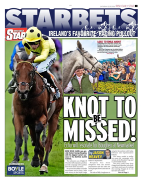 Cover of Irish Daily Star - Starbets