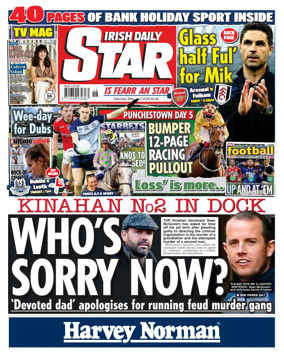 Cover of Irish Daily Star