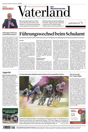 Cover of Liechtensteiner Vaterland