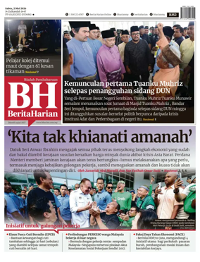 Cover of Berita Harian