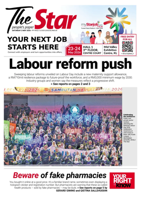 Cover of The Star Malaysia