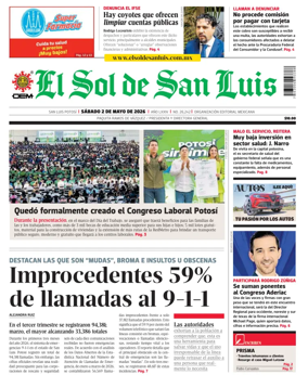 Cover of El Sol de San Luis Potosi