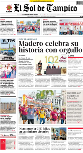 Cover of El Sol de Tampico