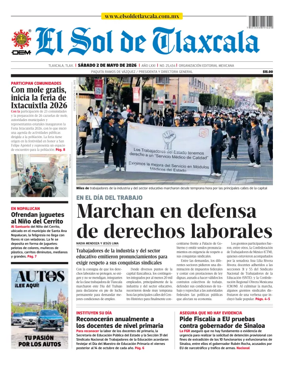 Cover of El Sol de Tlaxcala
