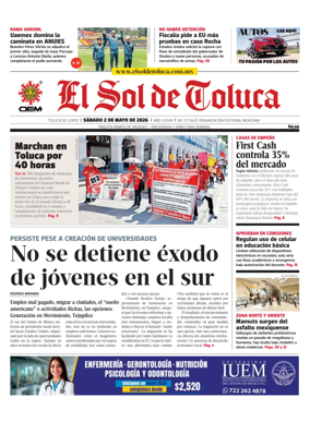 Cover of El Sol de Toluca